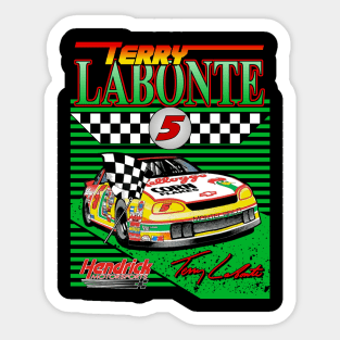 Terry Labonte Vintage Nascar Design Sticker